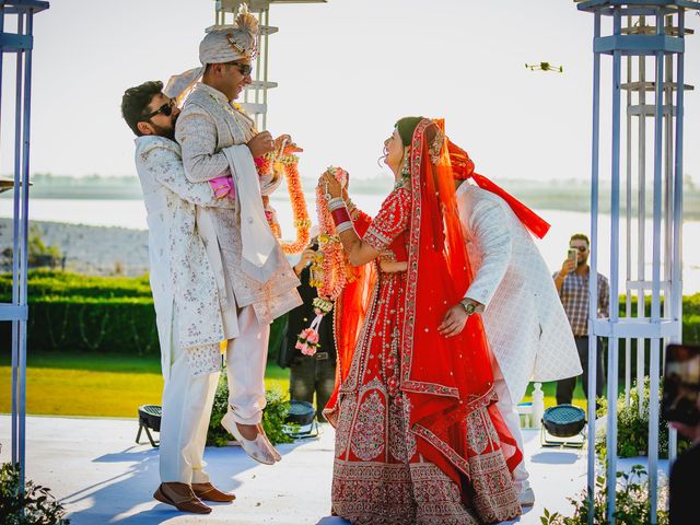 Anant and Vanshikha's wedding in Haridwar, Uttarakhand 16