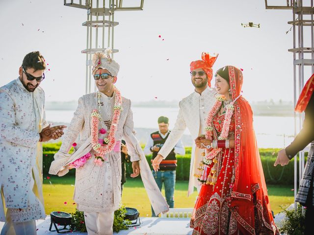 Anant and Vanshikha's wedding in Haridwar, Uttarakhand 25