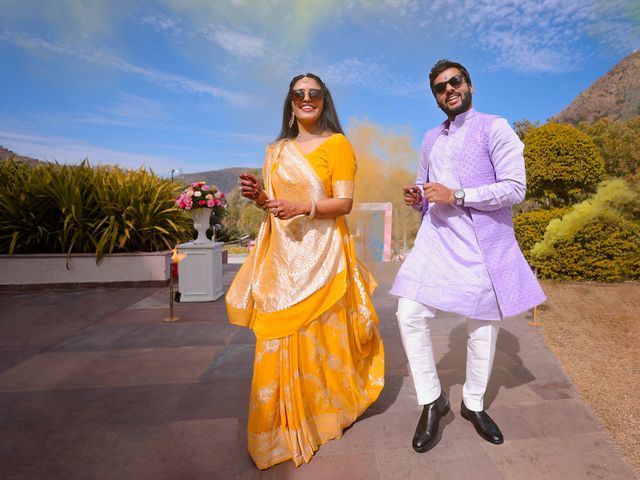 LESANCY and RAJAT&apos;s wedding in Udaipur, Rajasthan 20