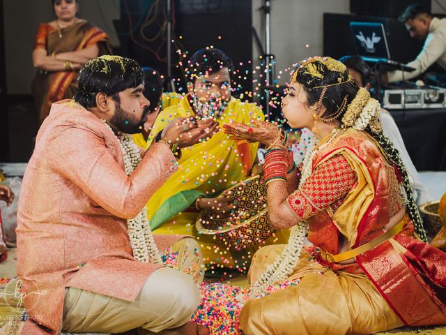 Shodhana and Naveen&apos;s wedding in Hyderabad, Telangana 37