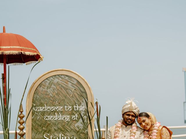 Stalina and Bharath's wedding in Kollam, Kerala 9