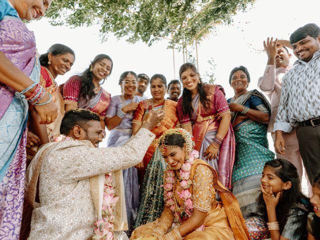 Stalina and Bharath's wedding in Kollam, Kerala 56