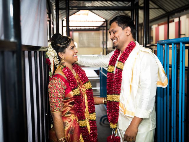 Bharthi and Bharath&apos;s wedding in Bangalore, Karnataka 11