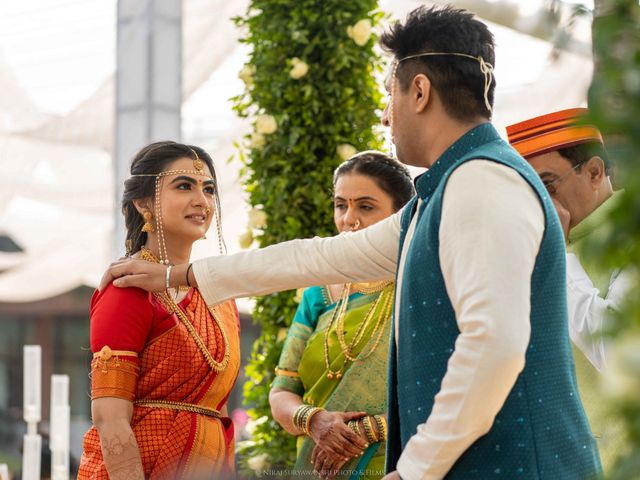 Aditi and Siddhesh's wedding in Pune, Maharashtra 6
