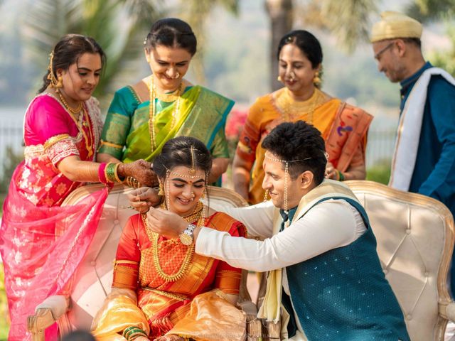 Aditi and Siddhesh's wedding in Pune, Maharashtra 7