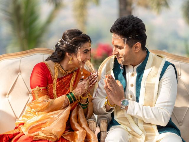 Aditi and Siddhesh's wedding in Pune, Maharashtra 8