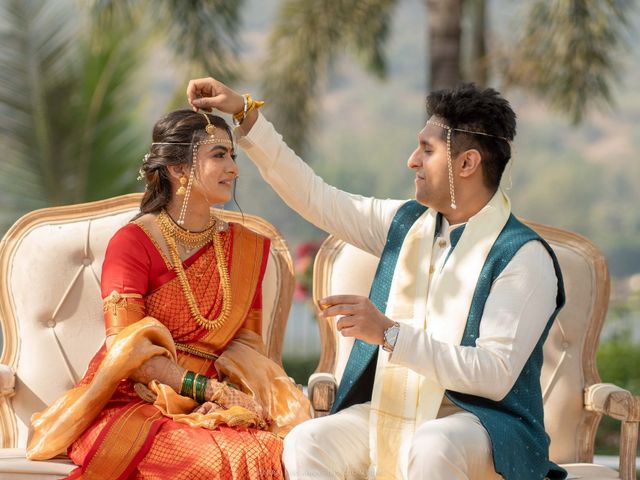 Aditi and Siddhesh's wedding in Pune, Maharashtra 12