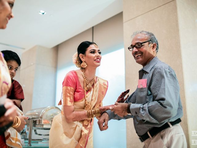 Gayathri and Ajenthen&apos;s wedding in Chennai, Tamil Nadu 31