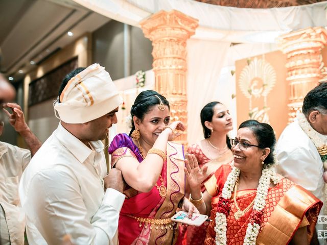 Gayathri and Ajenthen&apos;s wedding in Chennai, Tamil Nadu 57