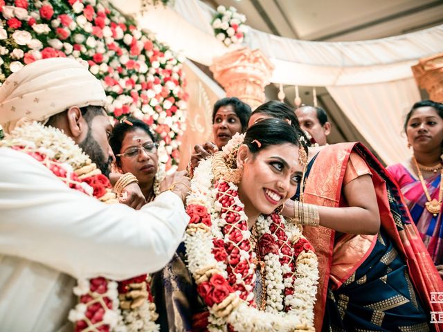 Gayathri and Ajenthen&apos;s wedding in Chennai, Tamil Nadu 59