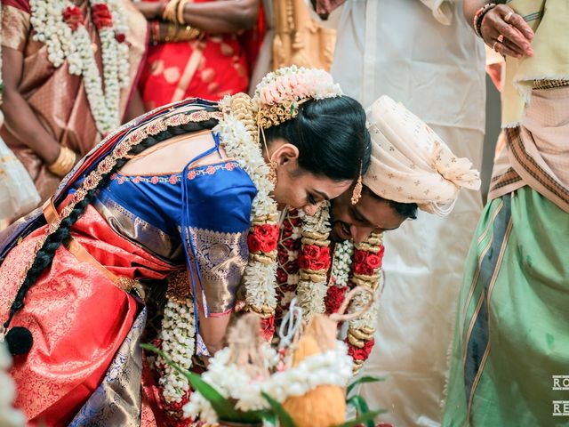 Gayathri and Ajenthen&apos;s wedding in Chennai, Tamil Nadu 69