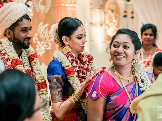 Gayathri and Ajenthen&apos;s wedding in Chennai, Tamil Nadu 70