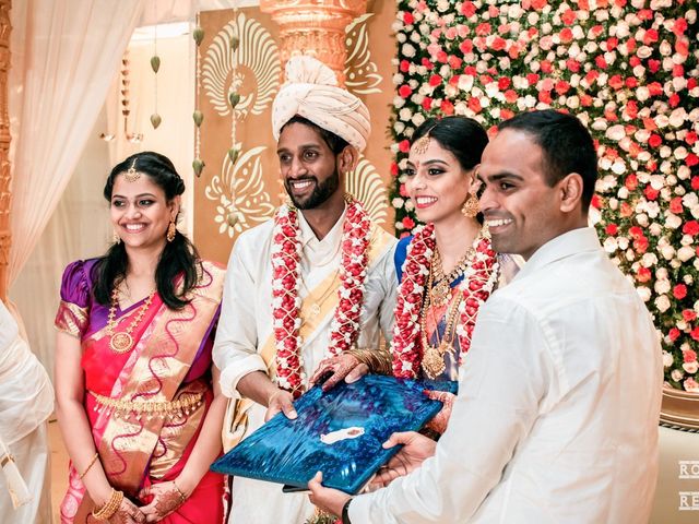 Gayathri and Ajenthen&apos;s wedding in Chennai, Tamil Nadu 77