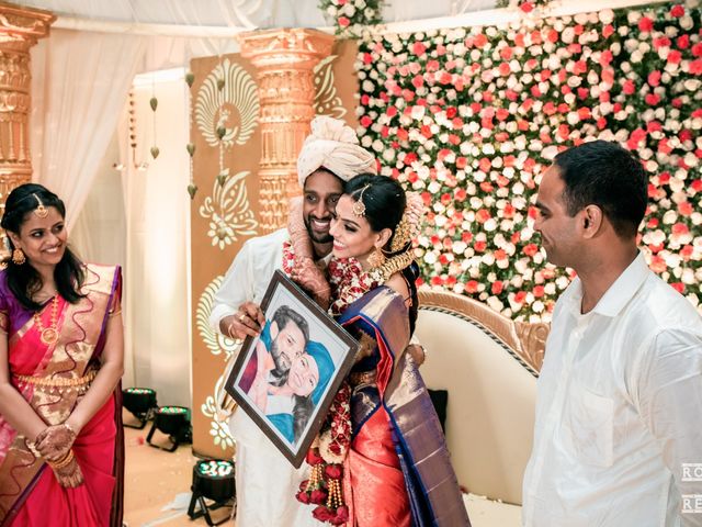 Gayathri and Ajenthen&apos;s wedding in Chennai, Tamil Nadu 78