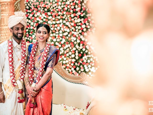 Gayathri and Ajenthen&apos;s wedding in Chennai, Tamil Nadu 80