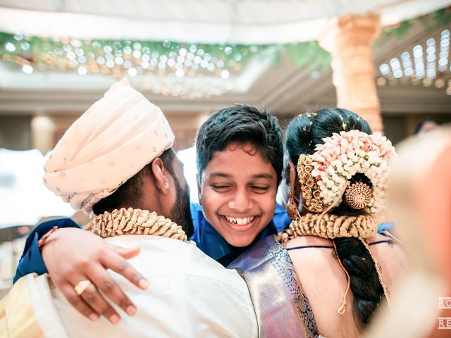 Gayathri and Ajenthen&apos;s wedding in Chennai, Tamil Nadu 88