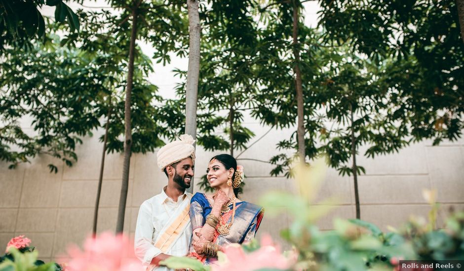 Gayathri and Ajenthen's wedding in Chennai, Tamil Nadu