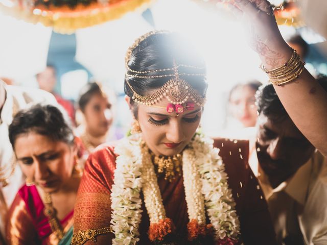 Spoorty and Gautham&apos;s wedding in Bangalore, Karnataka 23