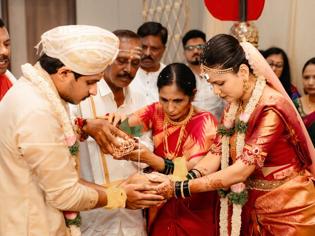 Lohith and Sahana's wedding in Bangalore, Karnataka 17