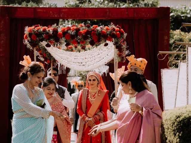 Purvai and Rahul's wedding in Bangalore, Karnataka 43