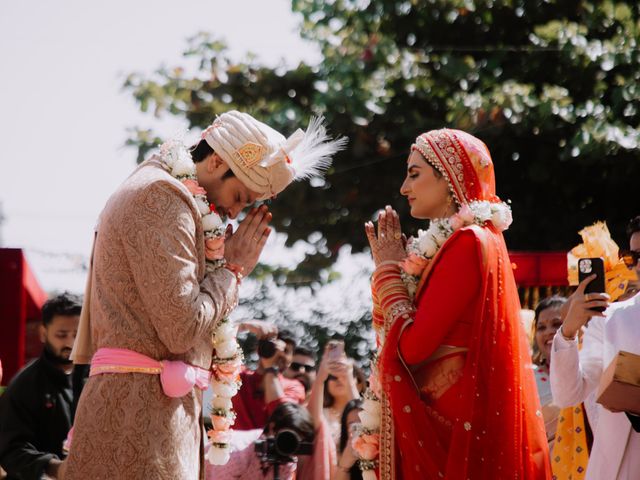 Purvai and Rahul's wedding in Bangalore, Karnataka 49