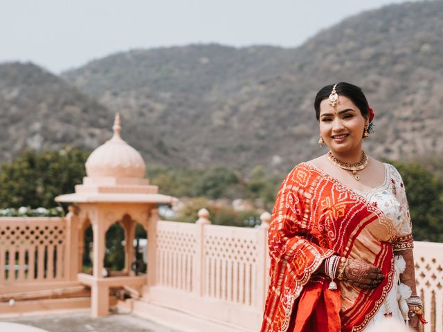 Meghavi and Mayank's wedding in Mancherial, Telangana 12