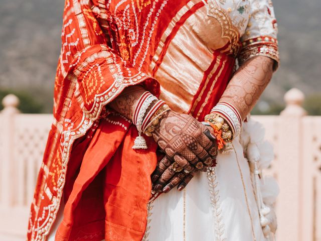 Meghavi and Mayank's wedding in Mancherial, Telangana 16