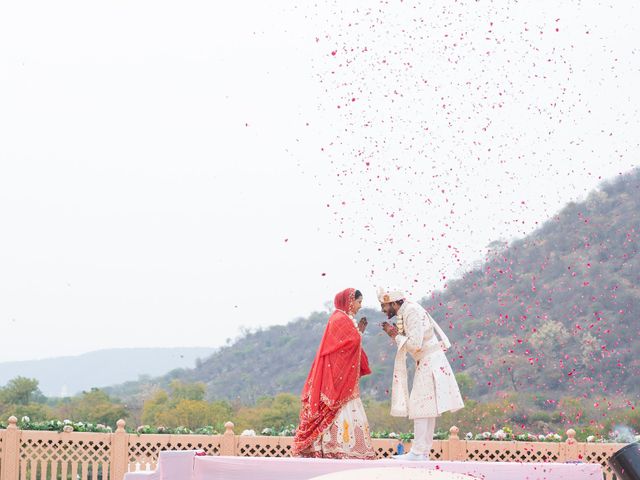 Meghavi and Mayank's wedding in Mancherial, Telangana 24