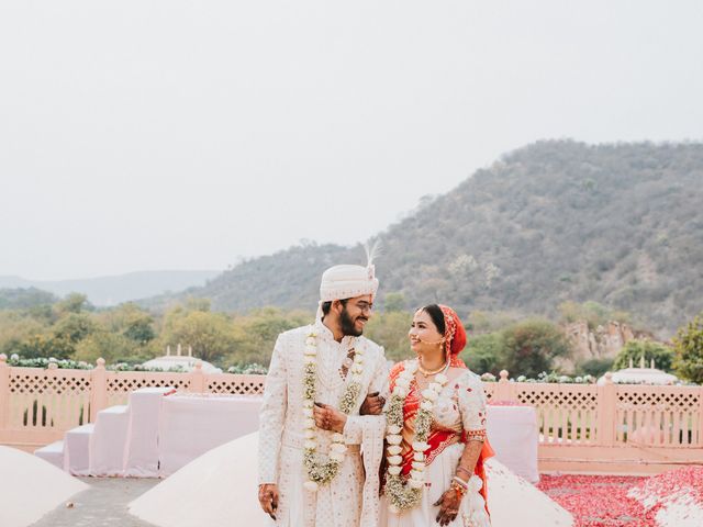 Meghavi and Mayank's wedding in Mancherial, Telangana 27