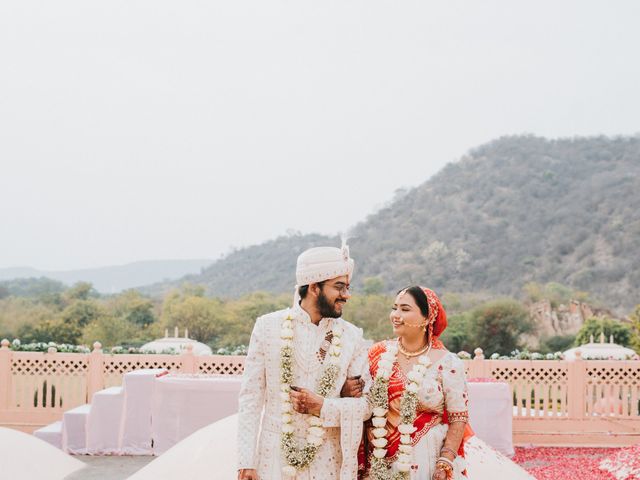 Meghavi and Mayank's wedding in Mancherial, Telangana 28