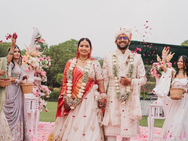 Meghavi and Mayank's wedding in Mancherial, Telangana 30
