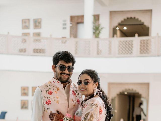 Meghavi and Mayank's wedding in Mancherial, Telangana 31