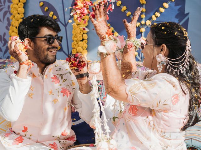 Meghavi and Mayank's wedding in Mancherial, Telangana 34