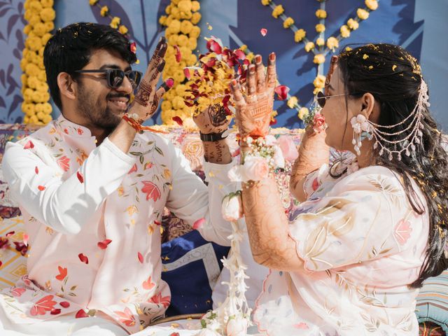Meghavi and Mayank's wedding in Mancherial, Telangana 35