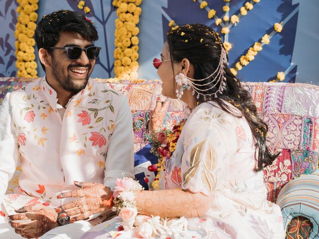 Meghavi and Mayank's wedding in Mancherial, Telangana 36