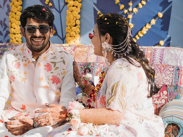 Meghavi and Mayank's wedding in Mancherial, Telangana 37