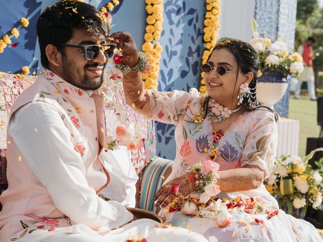 Meghavi and Mayank's wedding in Mancherial, Telangana 40