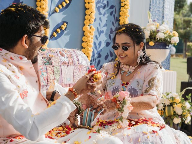 Meghavi and Mayank's wedding in Mancherial, Telangana 41