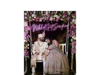 Sirisha Vijayakumar & Nikhil horalahally ramesh 's wedding