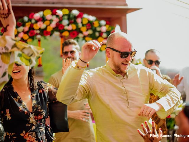 Dee and Olav's wedding in Alwar, Rajasthan 1