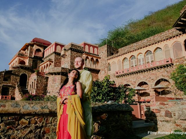 Dee and Olav's wedding in Alwar, Rajasthan 86