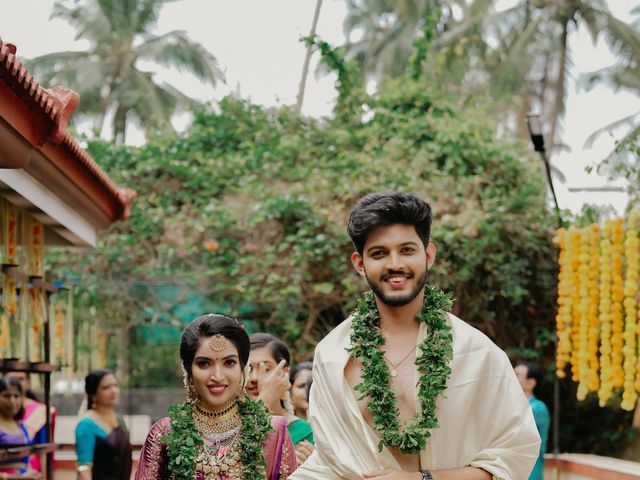 Nilmi and Vivek&apos;s wedding in Thrissur, Kerala 25