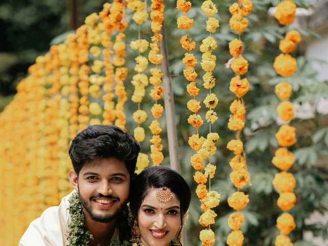 Nilmi and Vivek&apos;s wedding in Thrissur, Kerala 30