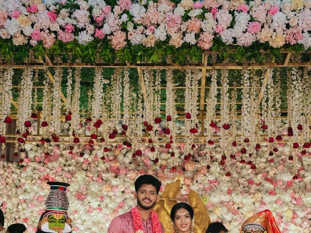 Nilmi and Vivek&apos;s wedding in Thrissur, Kerala 56