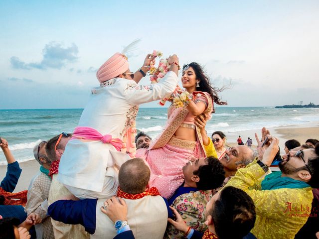 HARSH and ESHNA&apos;s wedding in Mamallapuram, Tamil Nadu 16