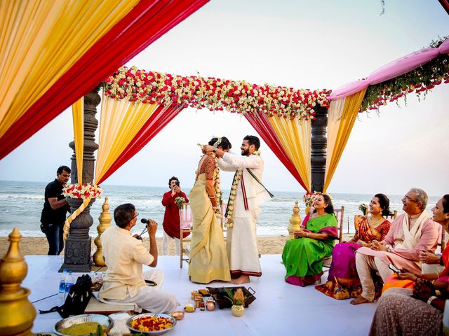 Natasha and Rajiv&apos;s wedding in Chennai, Tamil Nadu 6
