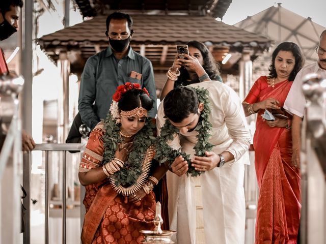 Sruthi and Arjun&apos;s wedding in Kottayam, Kerala 20