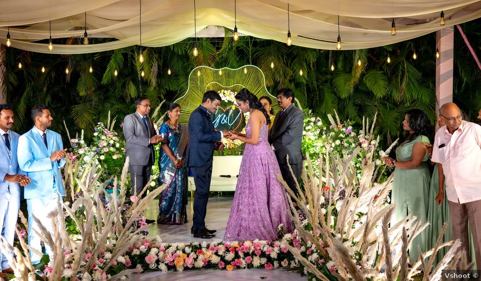 Varsheeka and Geetesh's wedding in Ranga Reddy, Telangana