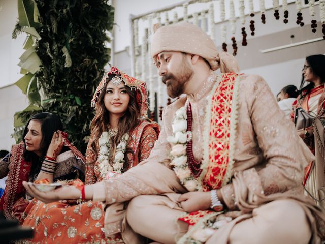 Kuhu and Archit's wedding in Kangra, Himachal Pradesh 75