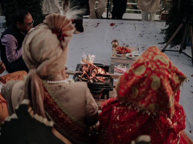 Kuhu and Archit's wedding in Kangra, Himachal Pradesh 79